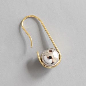 Silver Ball Earrings